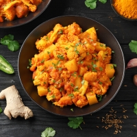 India4U Bern Aloo Gobi – Kartoffeln & Blumenkohl in Currysauce